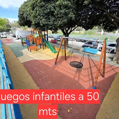 La Colina Estudio Vistas Al Mar Y Sierra, Piscina Y Tren Directo Aeropuerto Lägenhet *