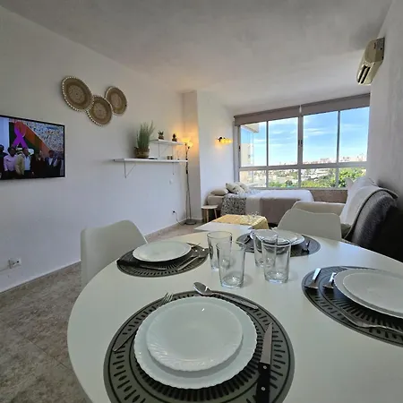 Lägenhet La Colina Estudio Vistas Al Mar Y Sierra, Piscina Y Tren Directo Aeropuerto
