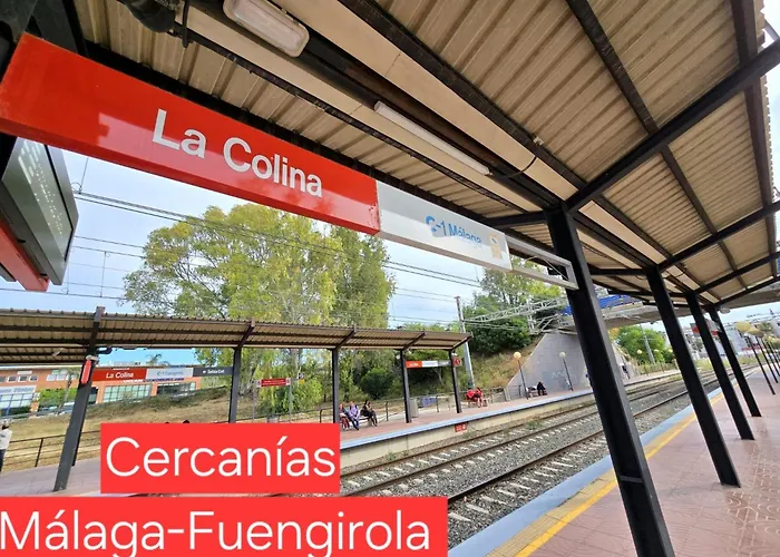 La Colina Estudio Vistas Al Mar Y Sierra, Piscina Y Tren Directo Aeropuerto *